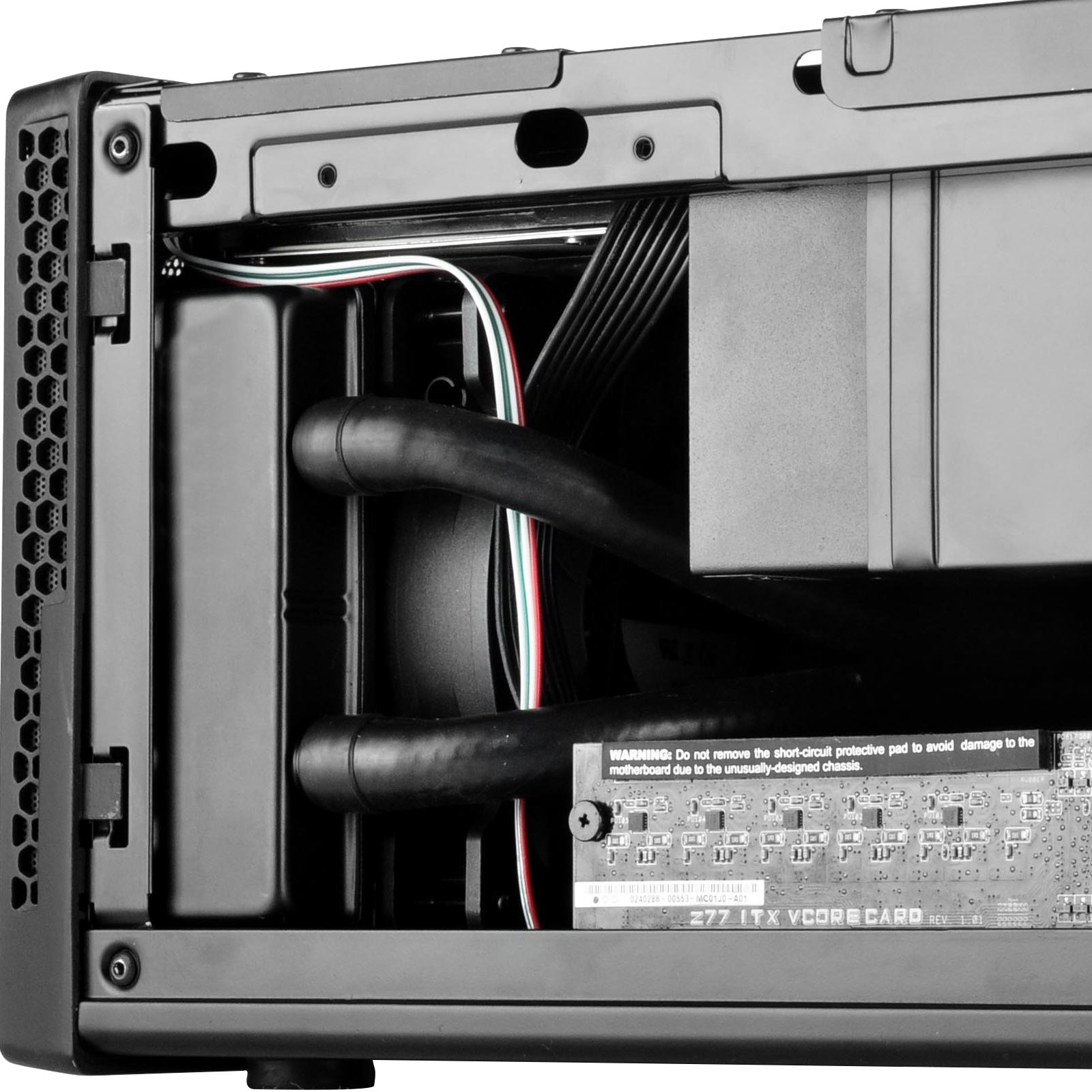 SilverStone Sugo SG13B Mini-ITX Cube-Gehäuse schwarz Mesh