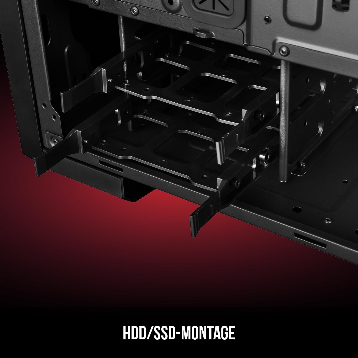 Modecom Oberon Pro Silent Midi-Tower Schwarz Metall