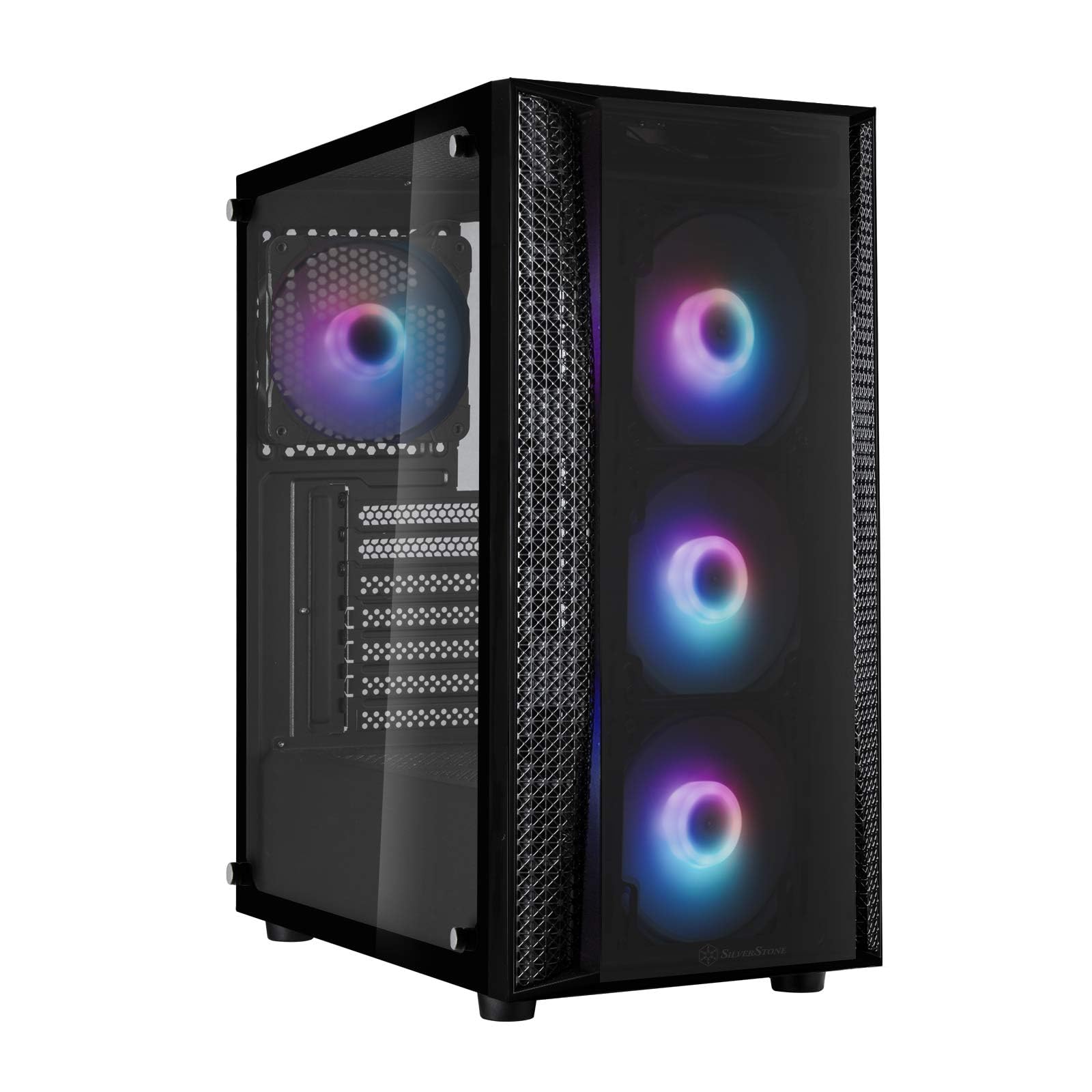 SilverStone FARA B1 PRO ATX Gehäuse schwarz 4x ARGB