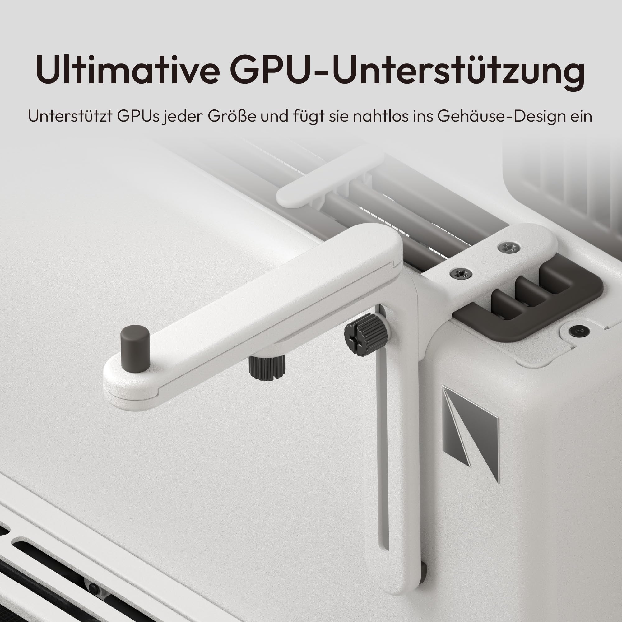 HAVN HS 420 PC Gehäuse Weiß ATX Dual-Chamber Glas