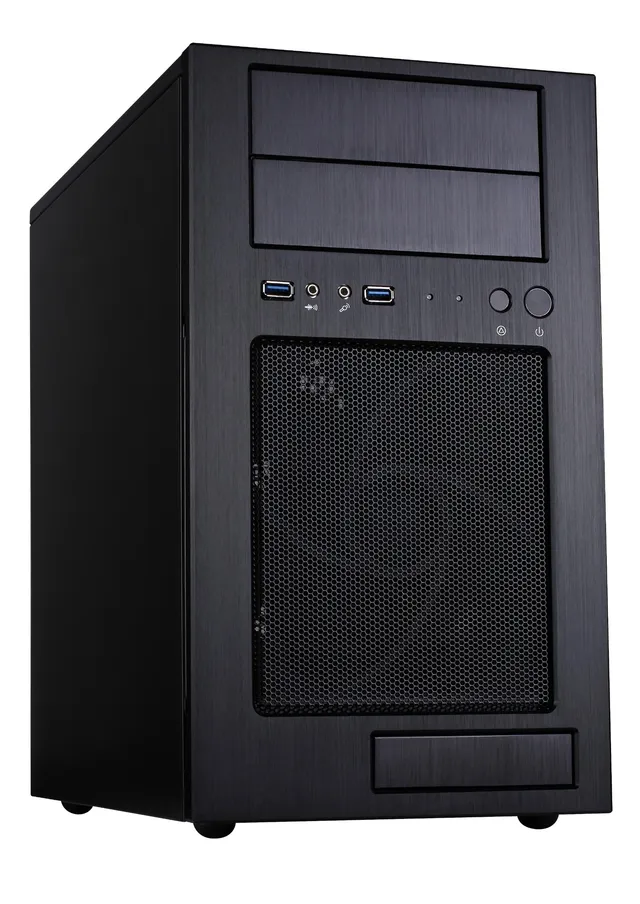 SilverStone Temjin TJ08-E Mini Tower Gehäuse Micro-ATX schwarz