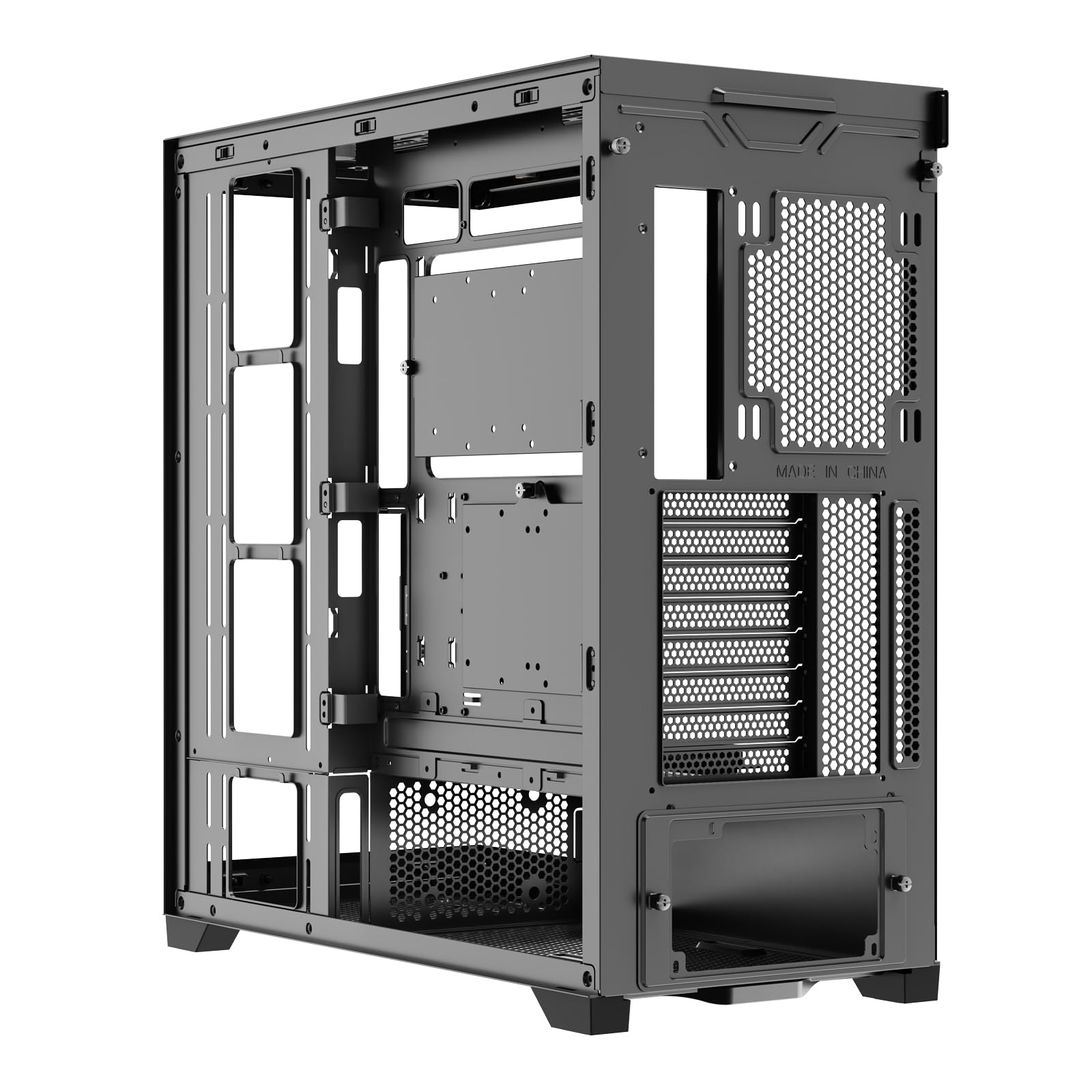 Xilence Gaming XG171 Gleam Midi Tower PC Gehäuse ARGB schwarz