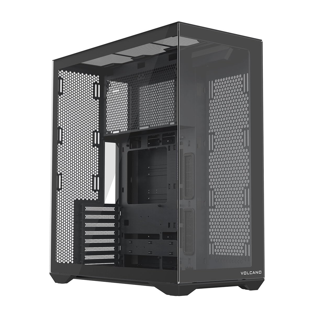 Modecom Volcano Space XL Full-Tower PC-Gehu00e4use schwarz ohne Lu00fcfter