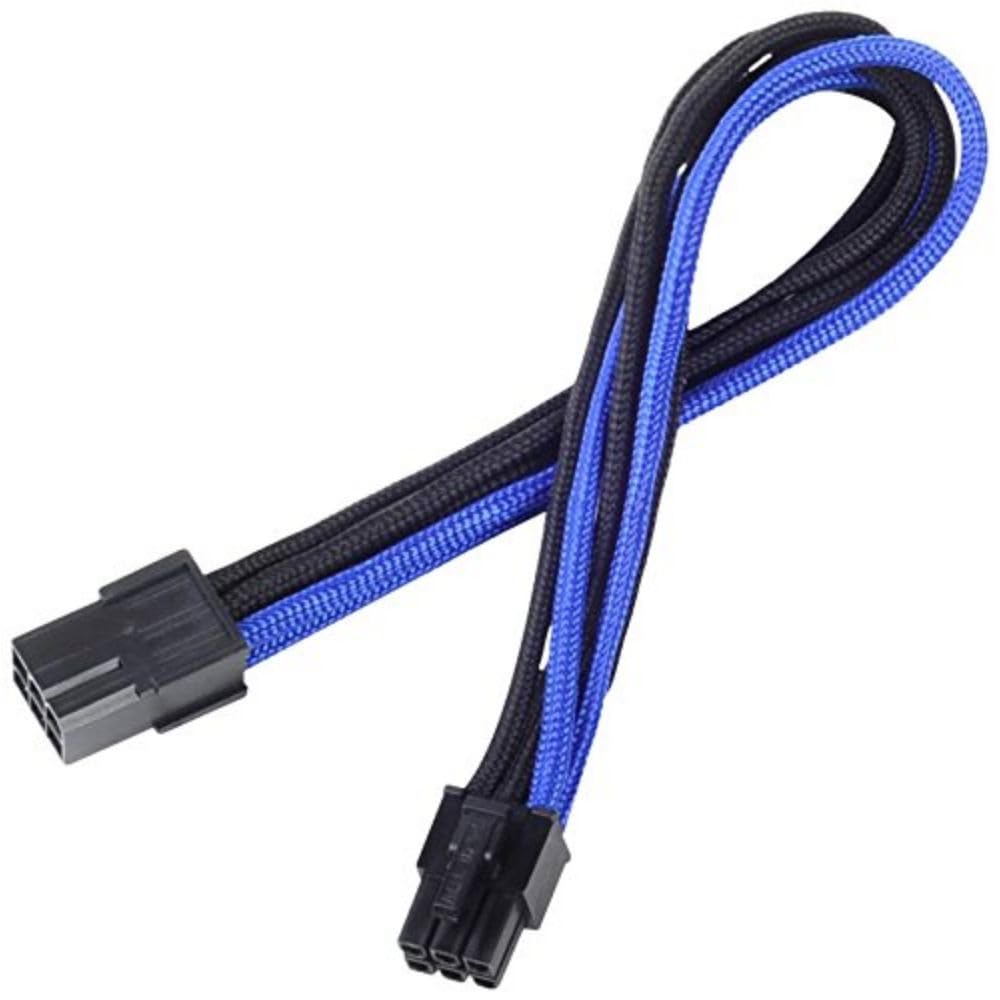 SilverStone PP07-IDE6BA Netzteil-Verlängerung 6Pin 25cm