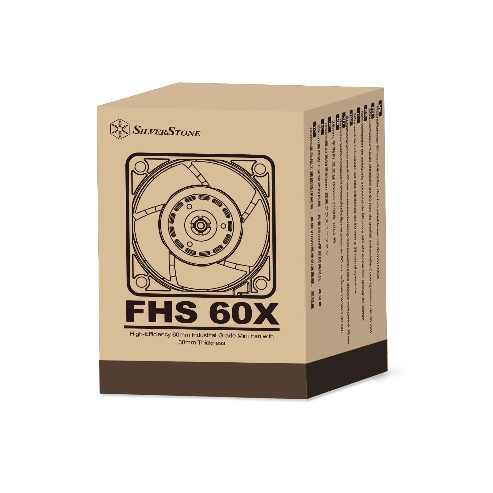 SilverStone FHS 120mm Lüfter PWM Kugellager mit Gitter