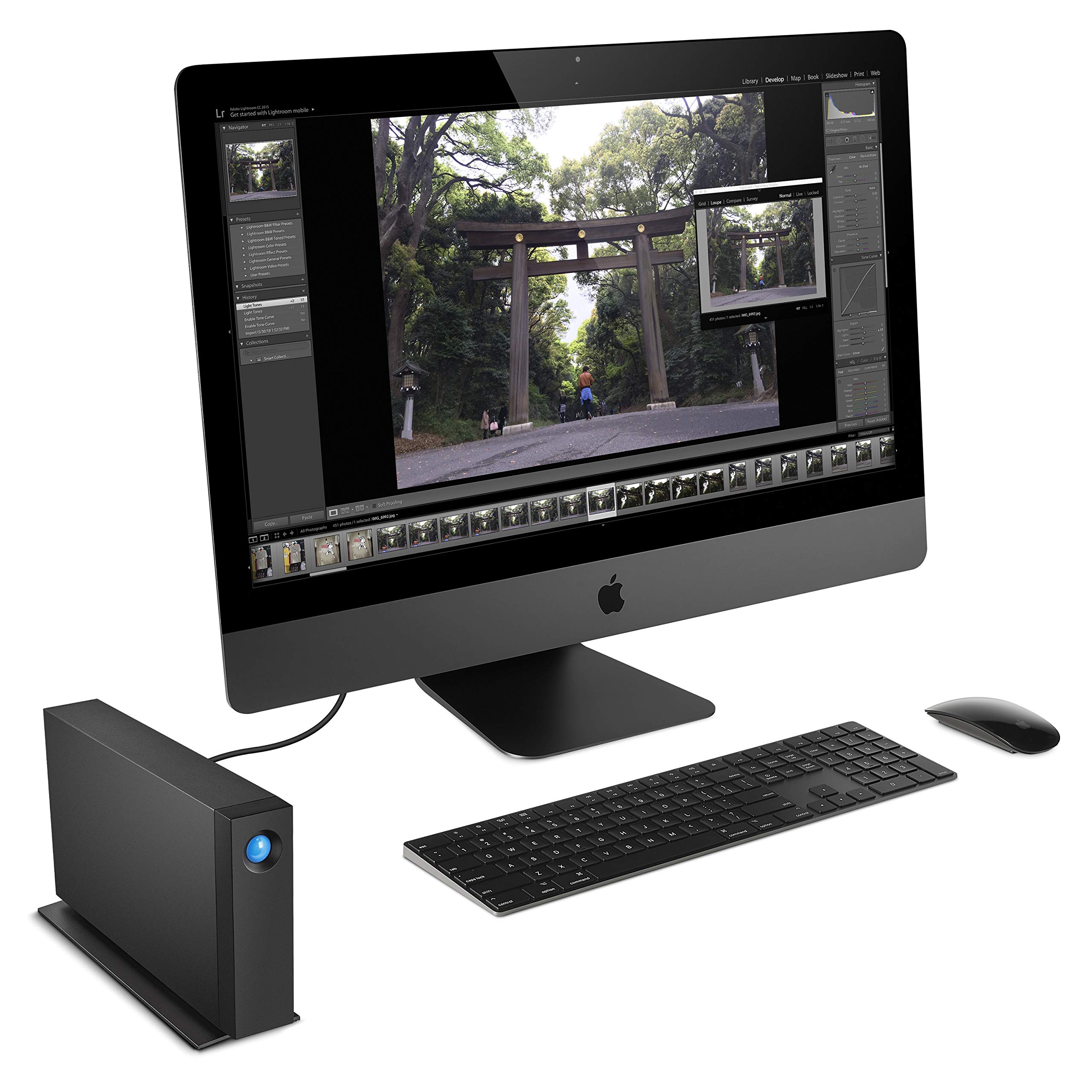 LaCie d2 Professional Festplatte 8TB USB-C Alu
