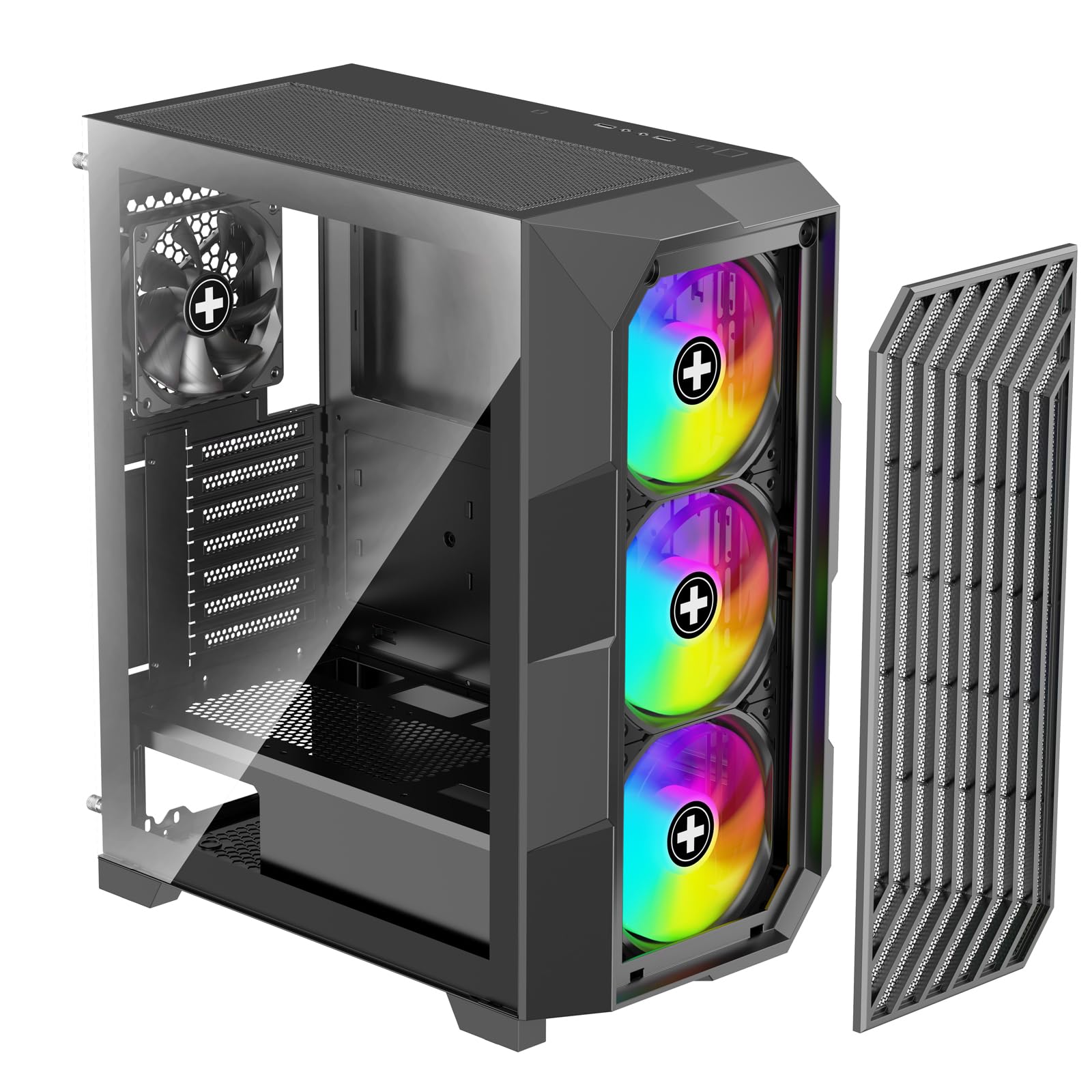 Xilence Gaming Series XG181 Breeze II Midi-Tower ATX schwarz