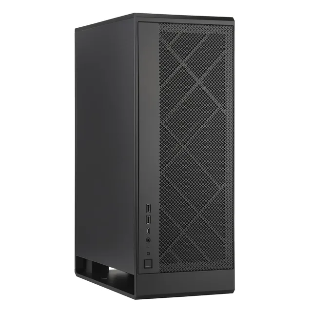 SilverStone ALTA G1M Micro-ATX Tower schwarz Kamineffekt