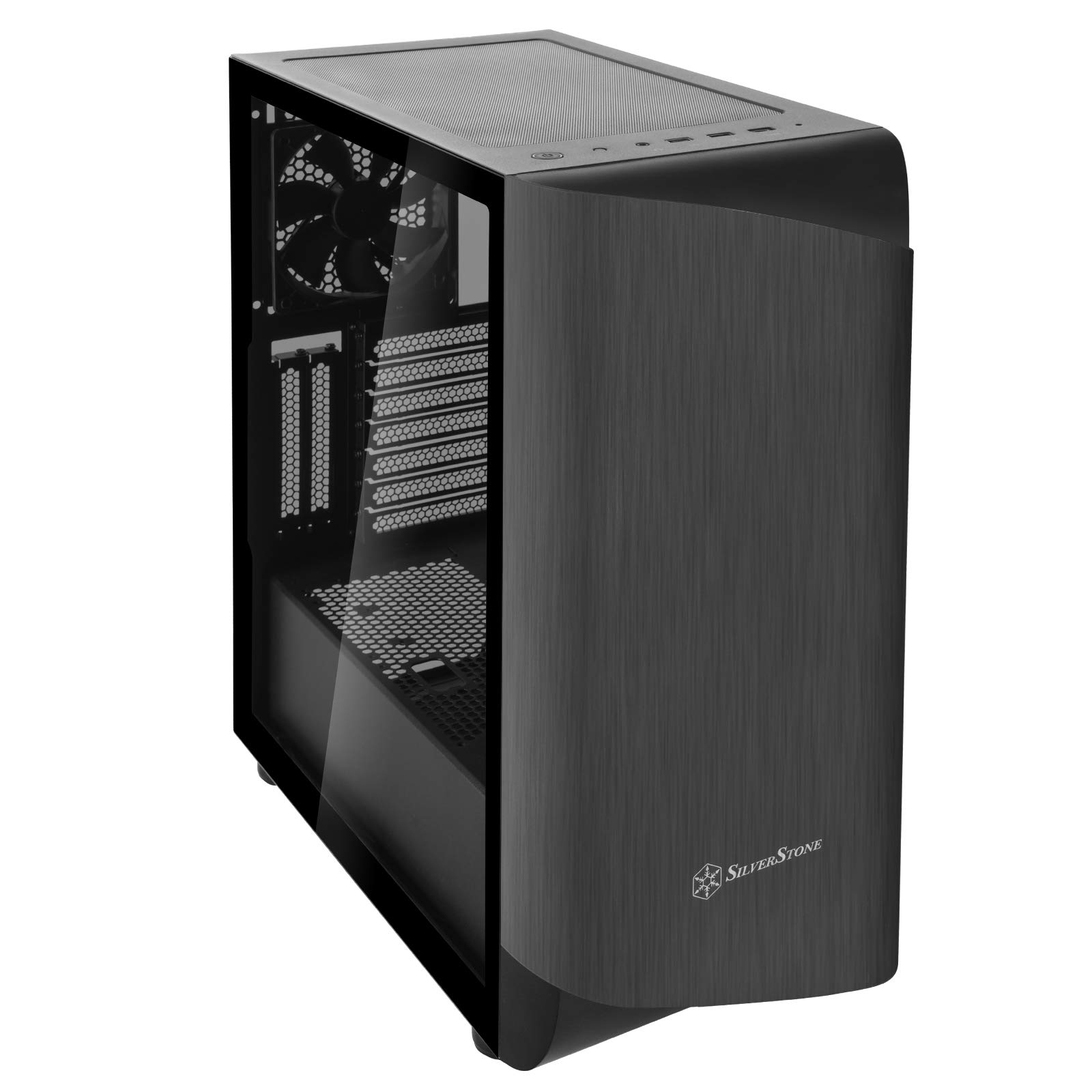 SilverStone SETA A1 Midi Tower Gehäuse Schwarz