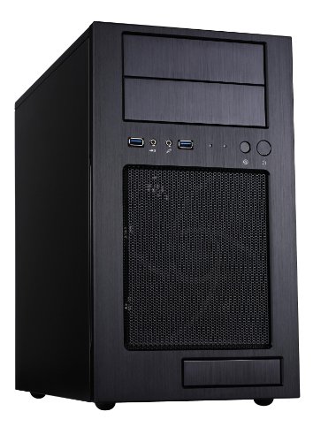 SilverStone Temjin TJ08-E Mini Tower Gehäuse Micro-ATX schwarz