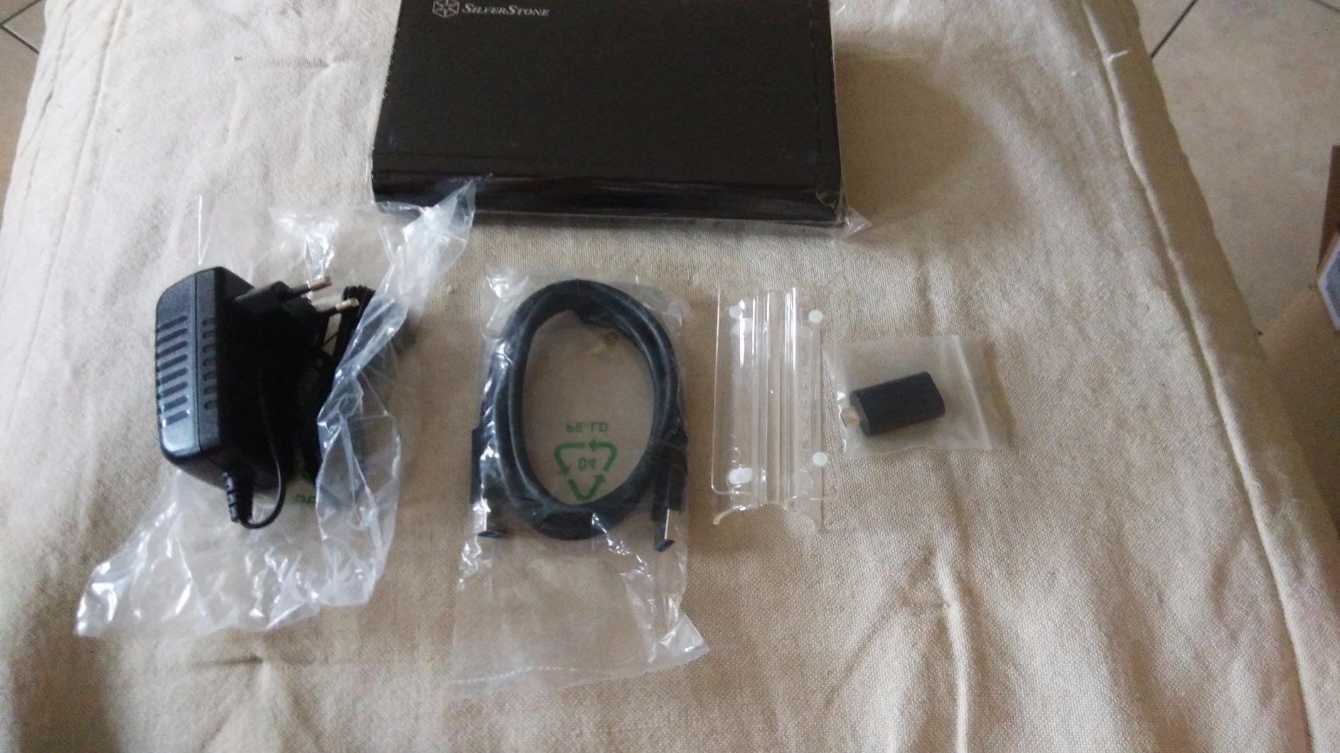 SilverStone Treasure TS07 3,5" Festplattengehäuse USB 3.0 schwarz