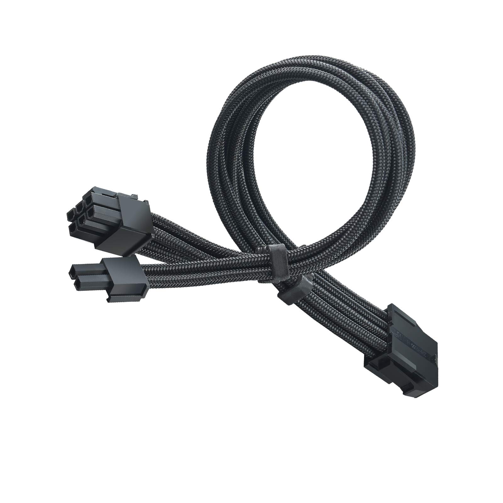 SilverStone PP07E-PCIB PCIe Kabel 8-Pin 6+2 schwarz 25cm