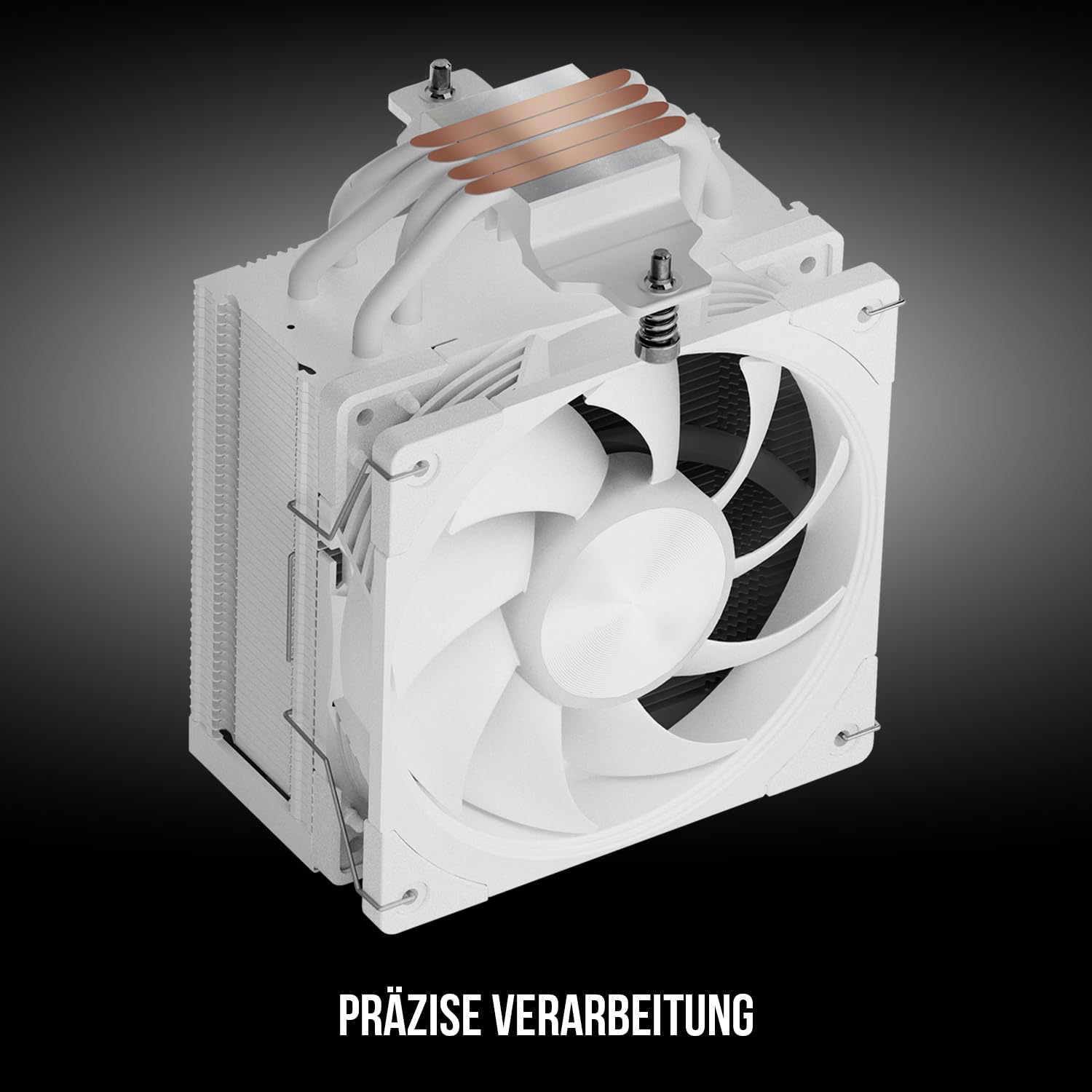 Modecom Volcano T200 CPU-Kühler weiß ohne RGB leise