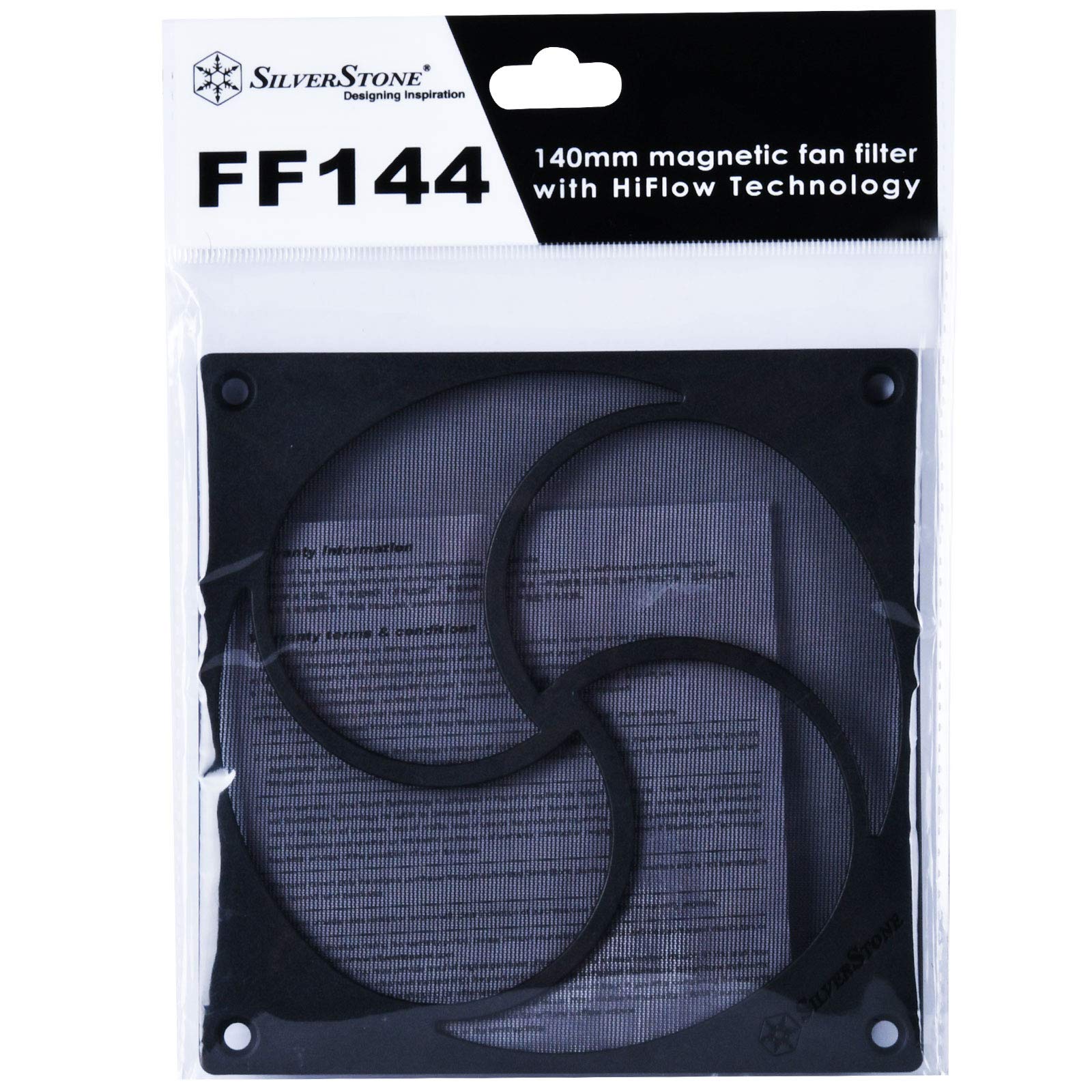 SilverStone Air Nexus FF144B Lüfterabdeckung 140mm schwarz magnetisch