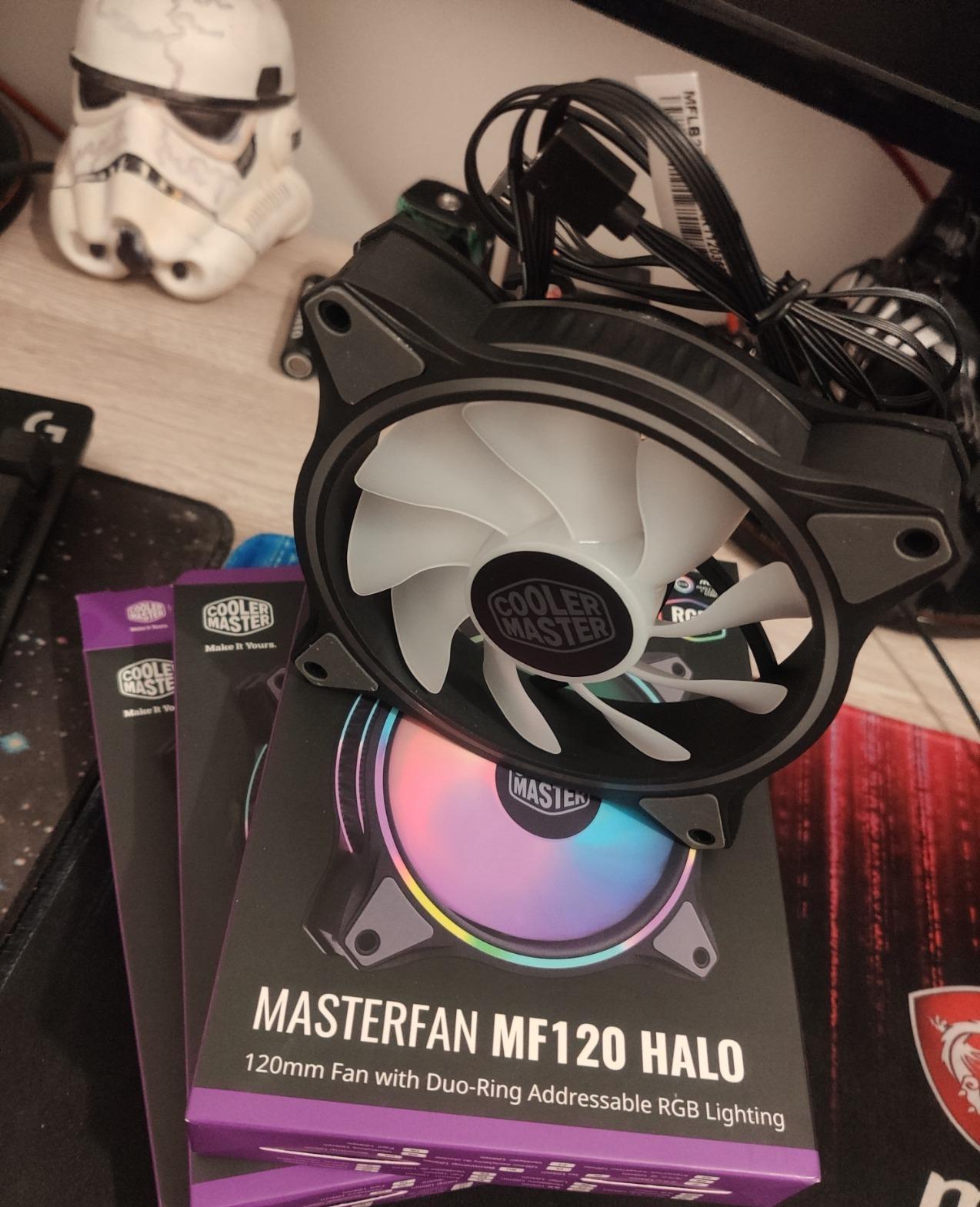 Cooler Master MF120 Halo ARGB Gehäuselüfter 120mm 1-Pack Dual-Ring