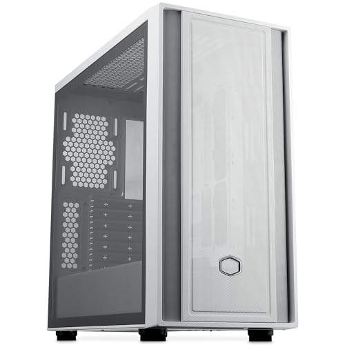 Cooler Master MasterBox 600 White Lite Mid-Tower E-ATX Glas