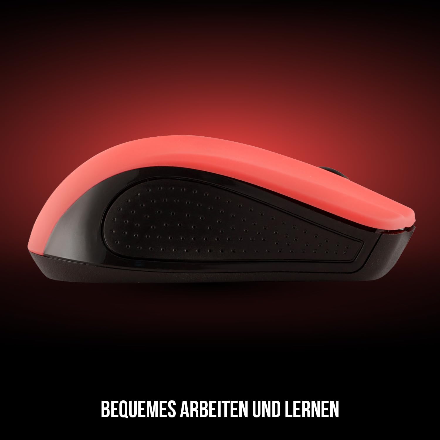 Modecom MC-WM9 Funkmaus Schwarz-Rot 1200 DPI