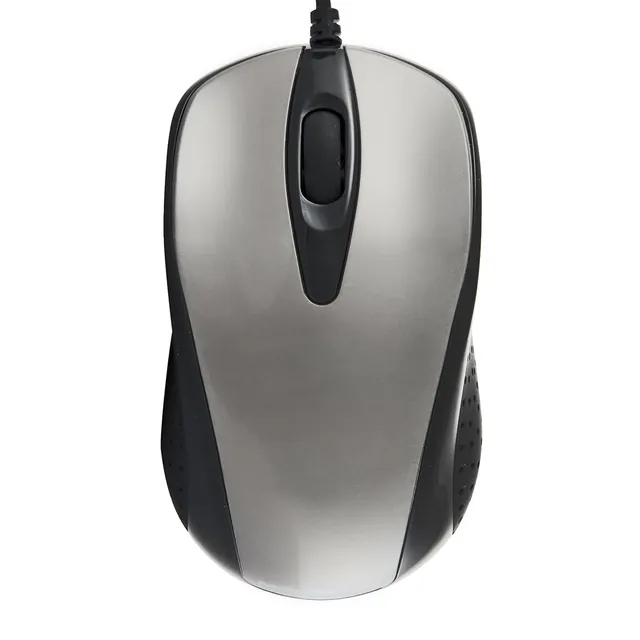 Modecom MC-M4 PC Maus USB kabelgebunden grau optisch