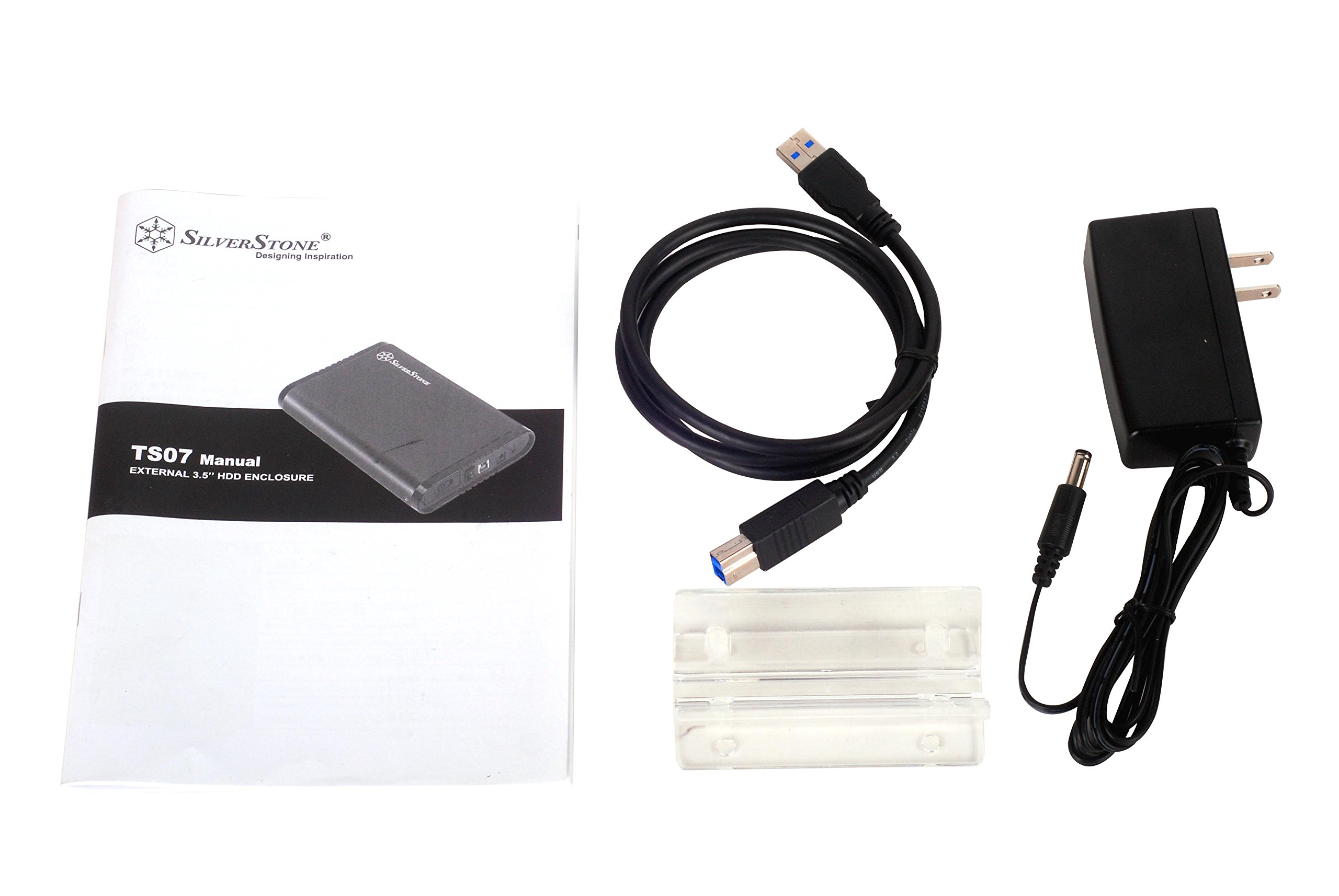 SilverStone Treasure TS07 3,5" Festplattengehäuse USB 3.0 schwarz