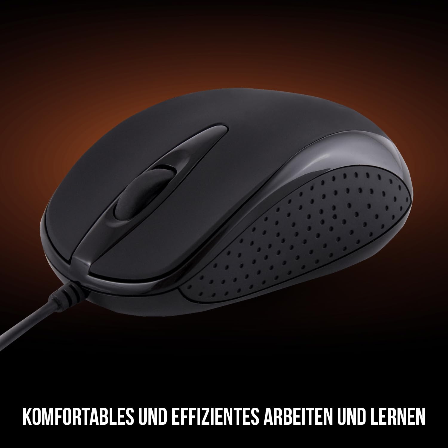 Modecom MC-M4 Kabelmaus Schwarz 800-1600 DPI