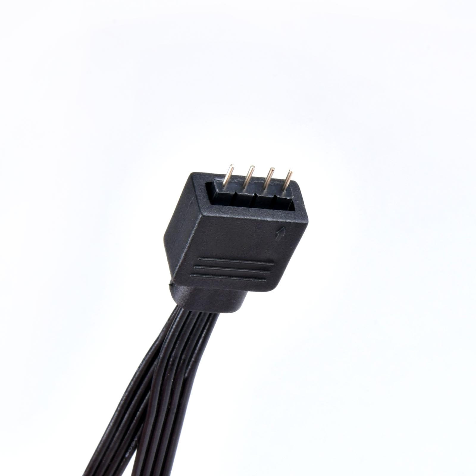 SilverStone CPL01 RGB Y-Verlängerungskabel 4er Set 4-Pin