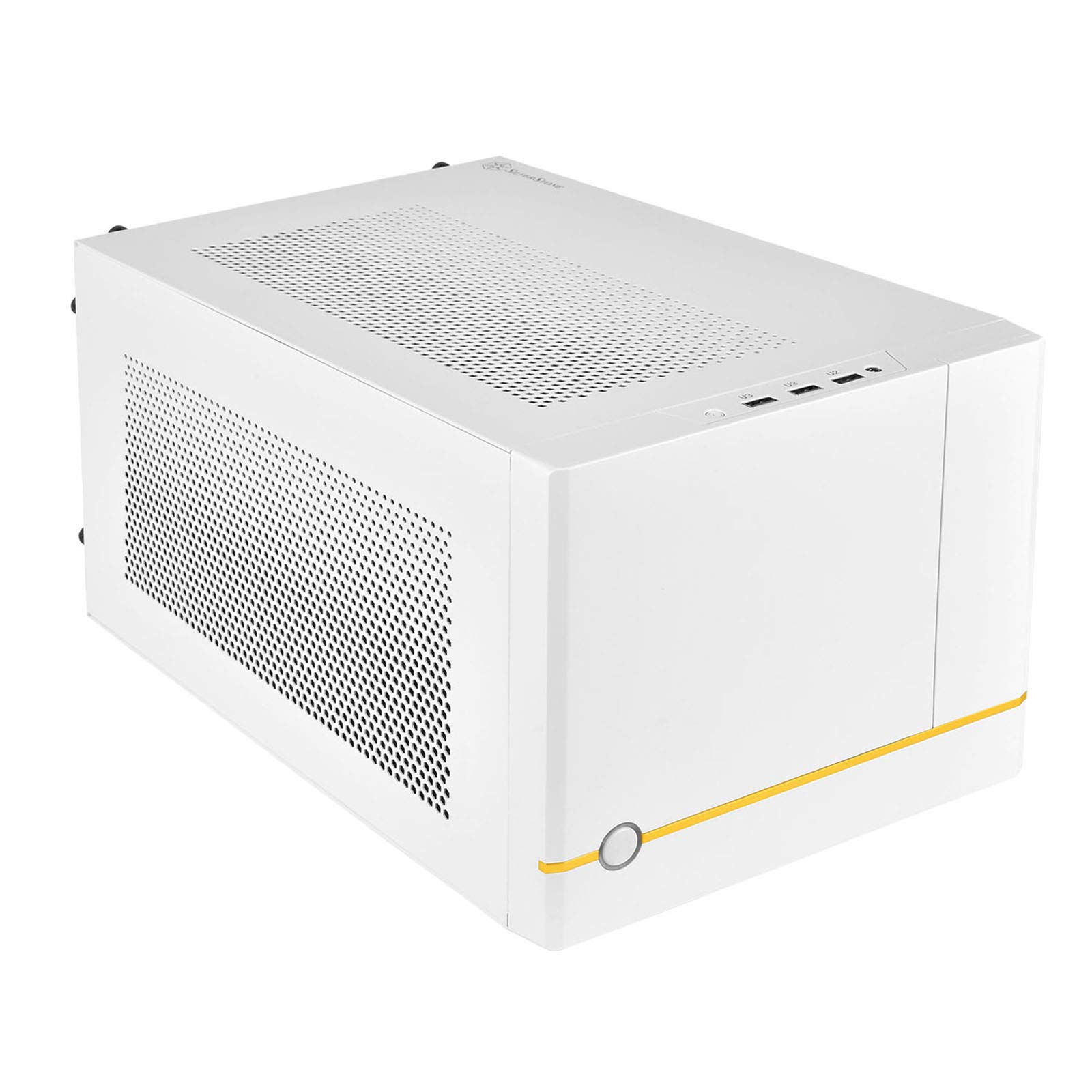SilverStone SUGO 14 Mini-ITX Gehäuse weiß Cube SG14W