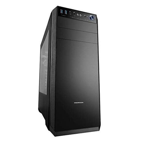 Modecom Oberon Pro Midi-Tower PC-Gehäuse schwarz ATX Lüfter