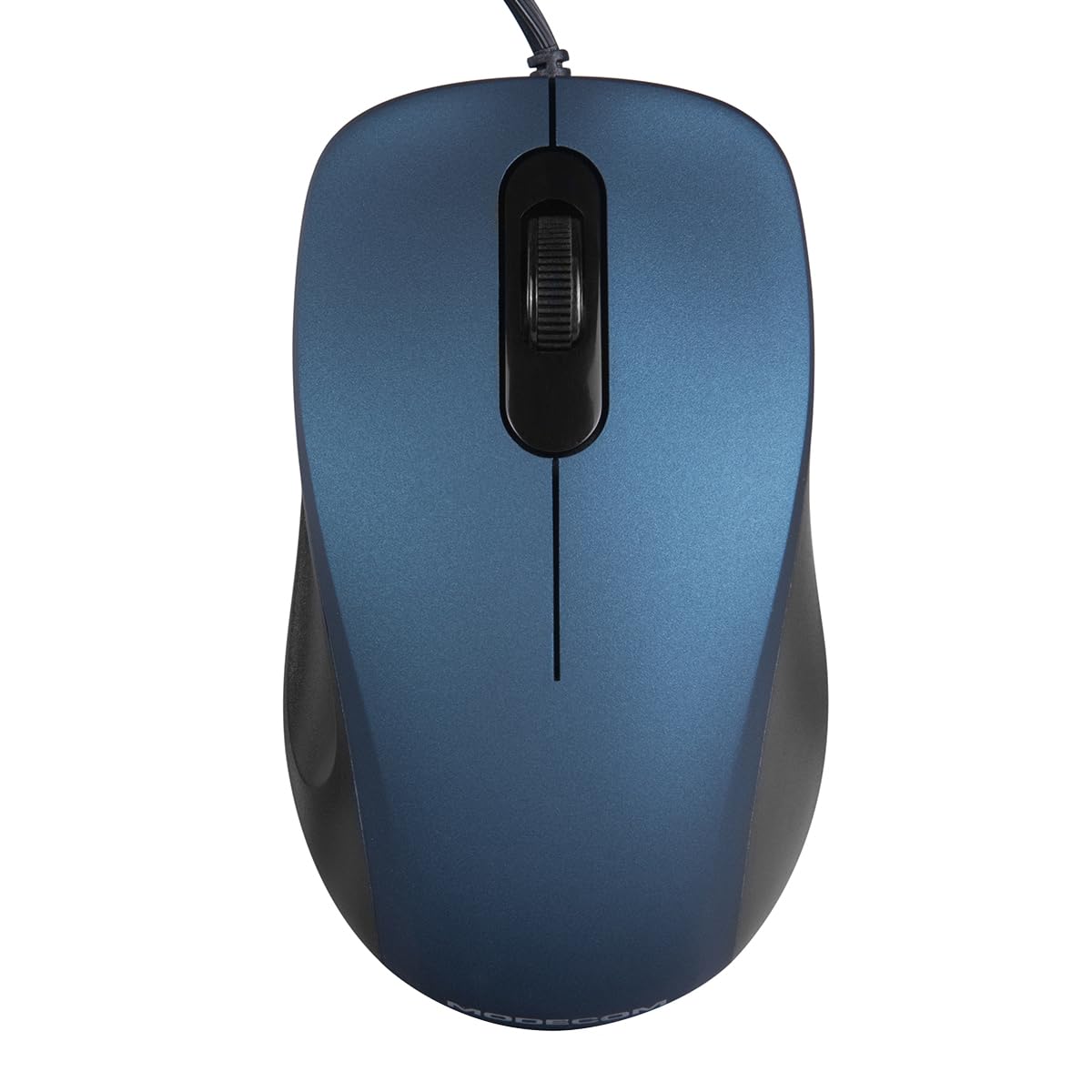 Modecom MC-M10S Kabelmaus Blau Leise 1000 DPI USB