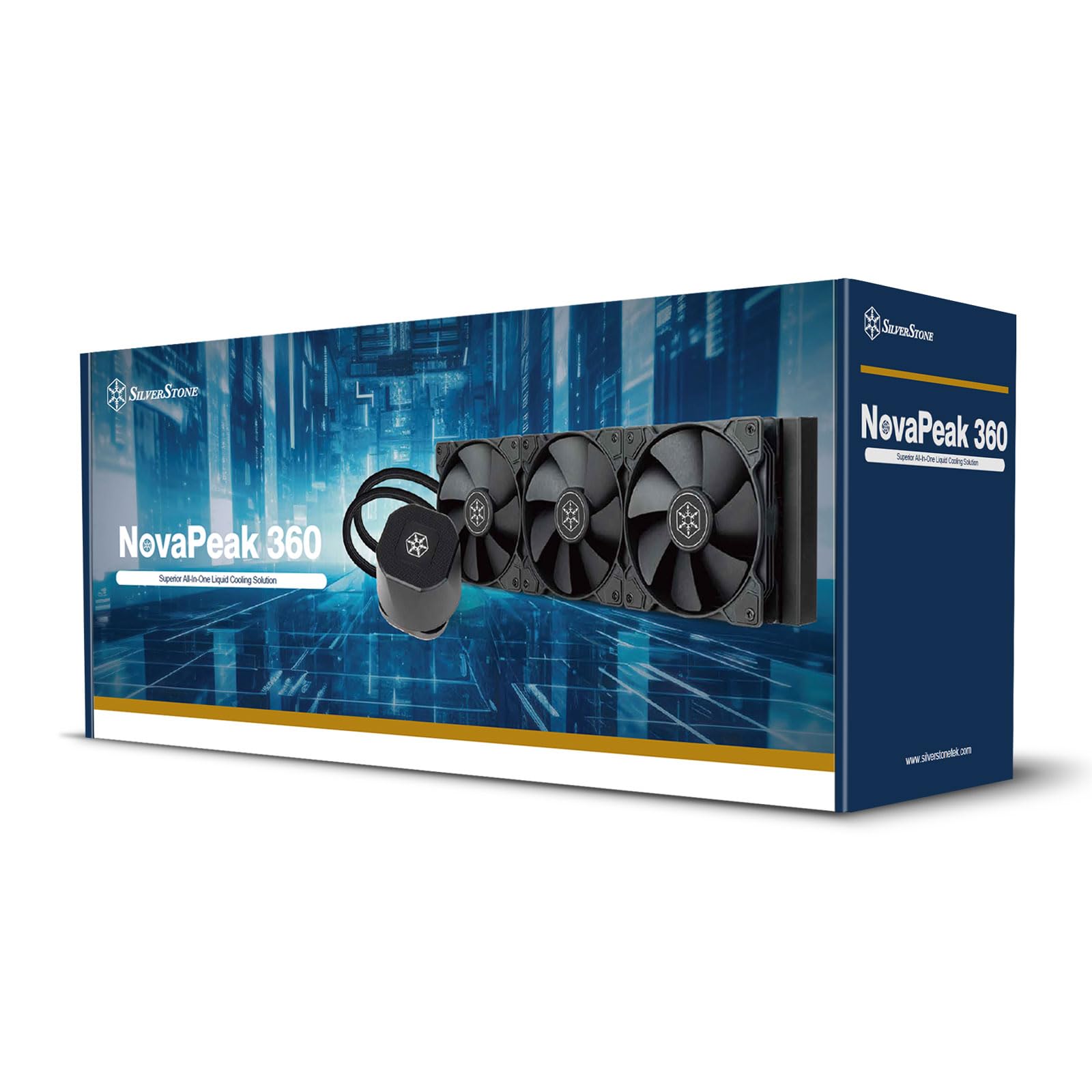 SilverStone NovaPeak SST-NP360B Wasserkühlung 360mm Schwarz