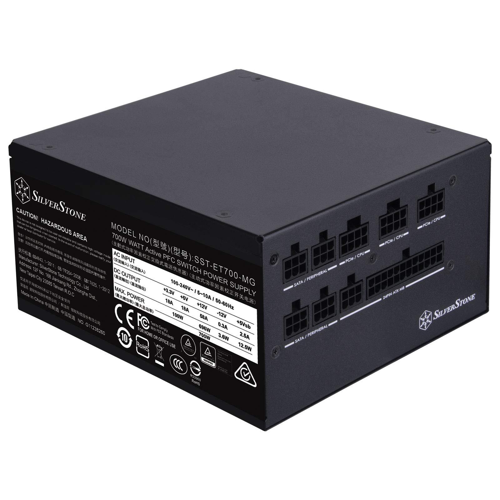 SilverStone Essential ET700-MG Netzteil 700W ATX Gold modular
