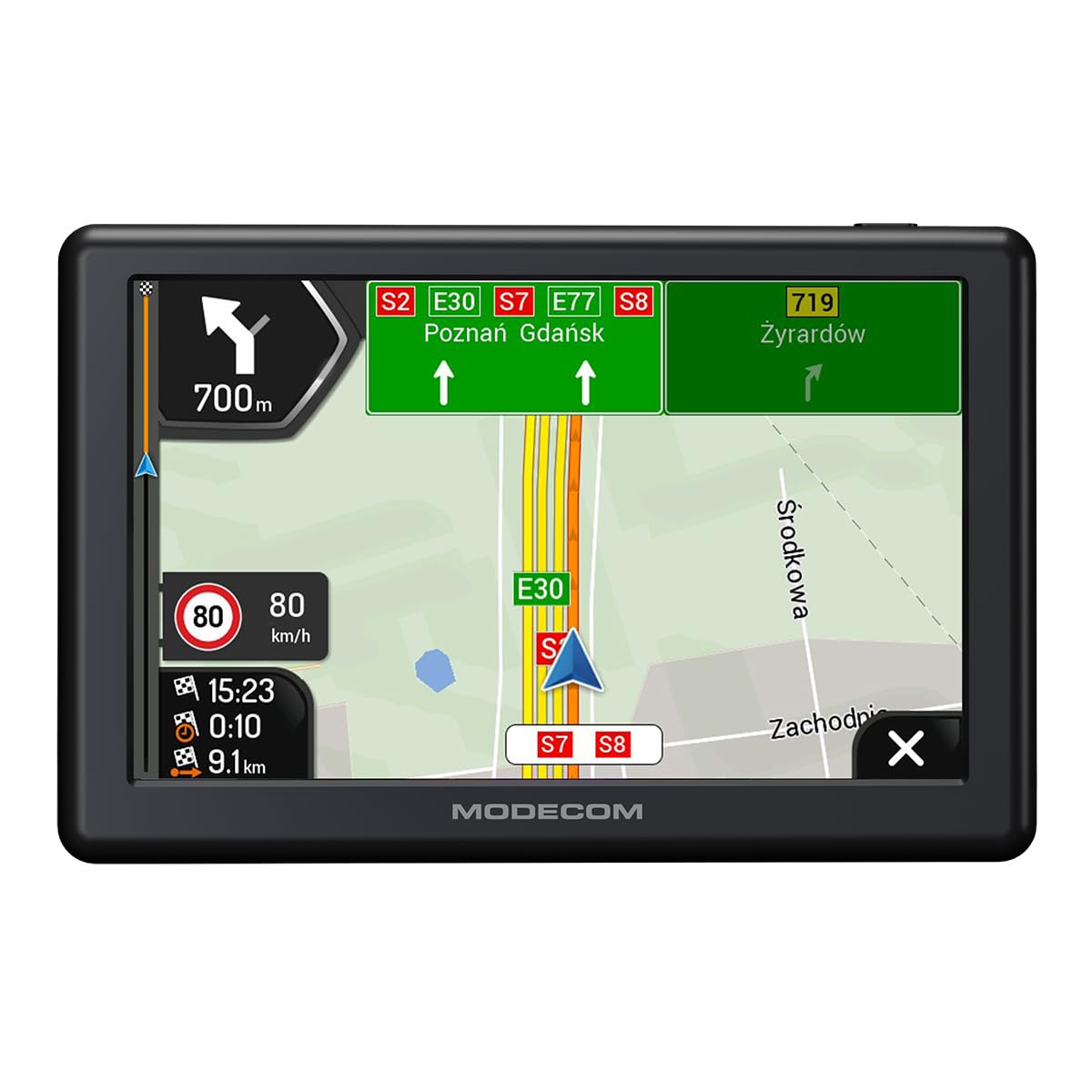 Modecom Freeway CX 5.0 Navigationsgerät 5 Zoll iGO Europa