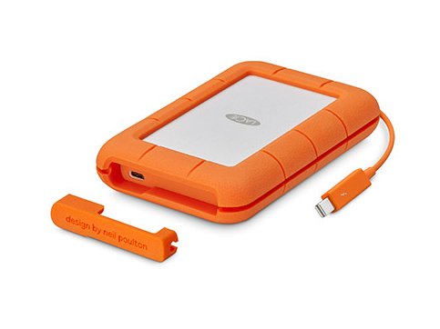 LaCie Rugged Thunderbolt USB-C SSD 500GB extern