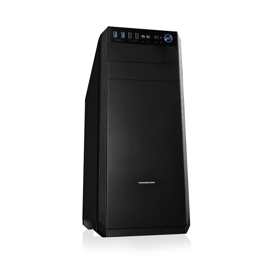 Modecom Oberon Pro Silent Midi-Tower Schwarz Metall