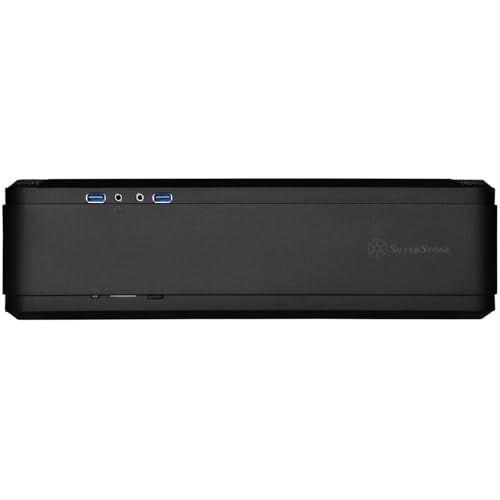 SilverStone Fortress FTZ01B-E Mini-ITX Gehäuse schwarz Aluminium