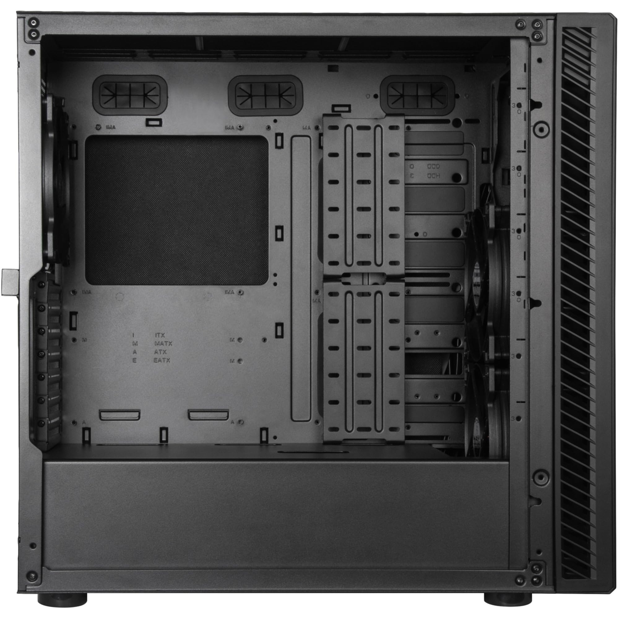SilverStone SETA SST-SEQ1B Mid-Tower-Gehäuse schwarz silent