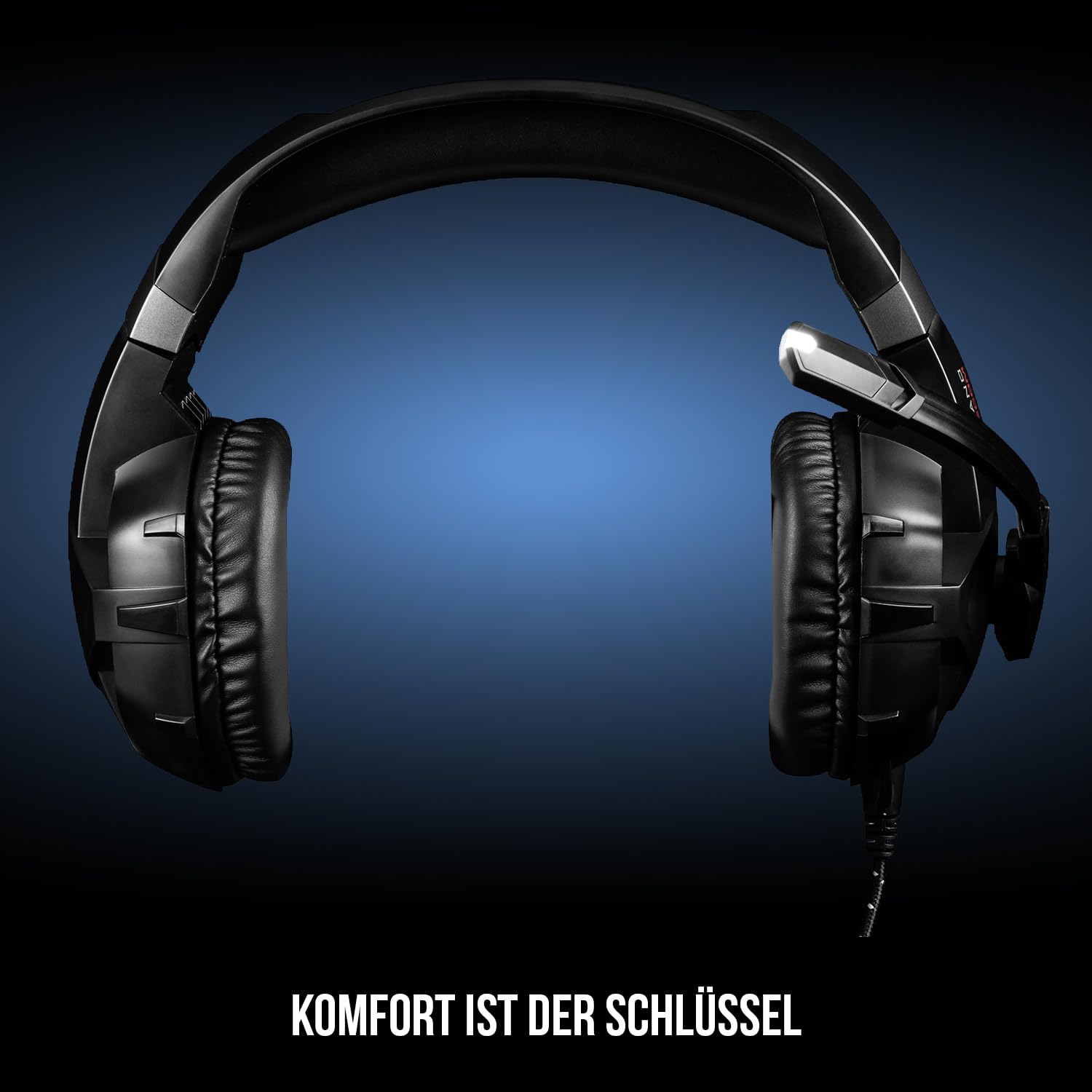Modecom Volcano MC-849 Shield2 Gaming-Headset schwarz USB 50 mm