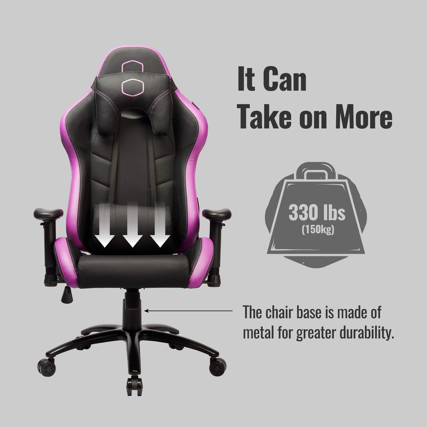 Cooler Master Caliber R2 Gaming Stuhl schwarz 150kg