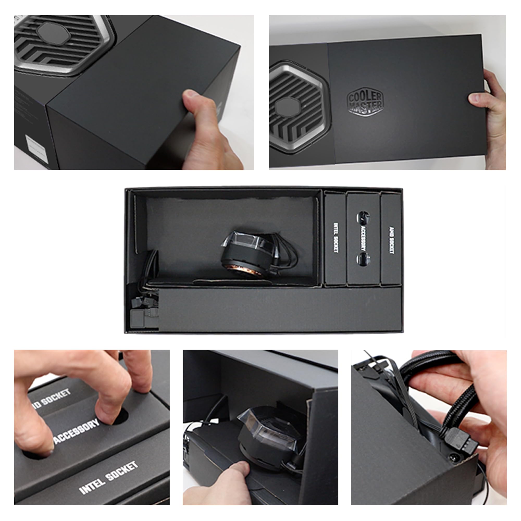Cooler Master MasterLiquid 360 Atmos Stealth Wasserkühlung