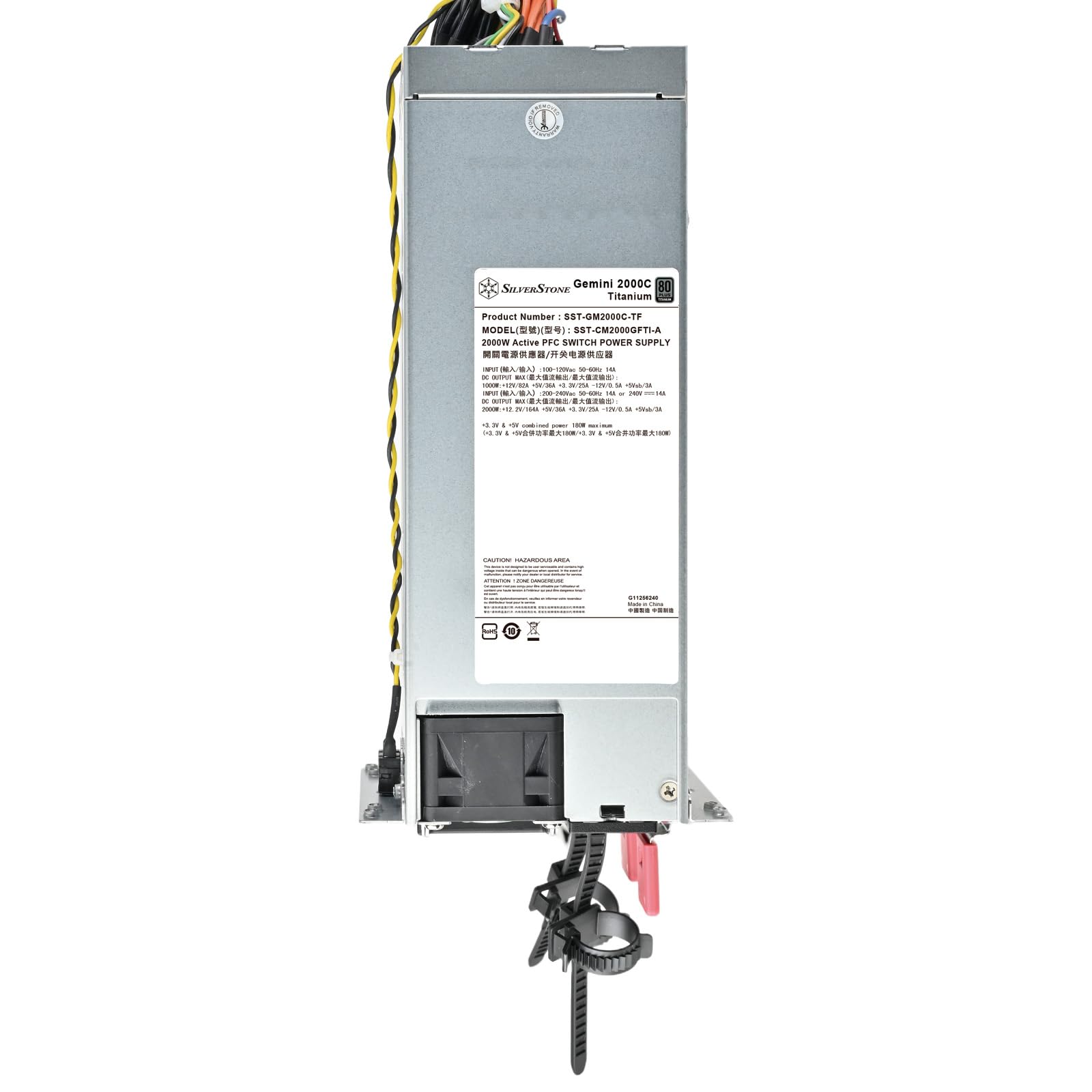 SilverStone Gemini GM2000C-TF Netzteil 2000W Titanium redundant