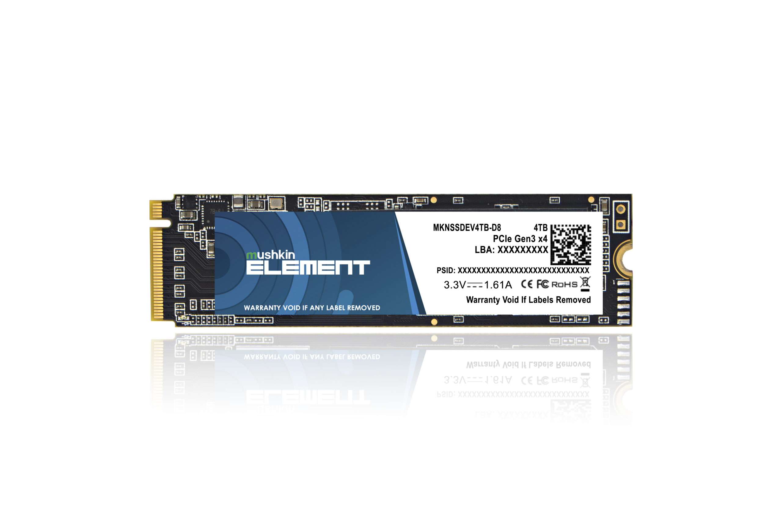 Mushkin Element 4TB Interne SSD MKNSSDEV4TB-D8