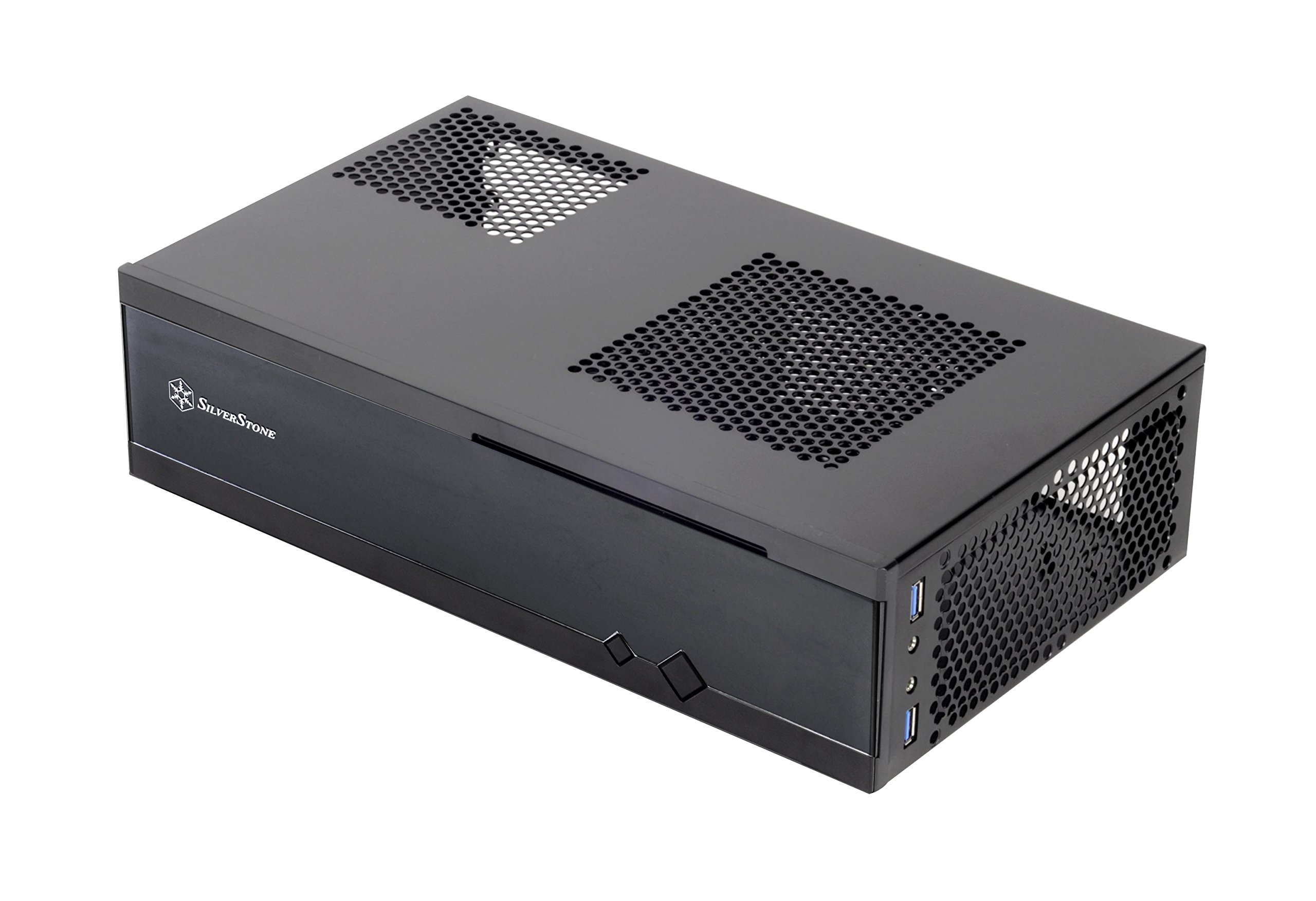 SilverStone Milo ML05B Mini-ITX Gehpdeuse schwarz 7 Liter