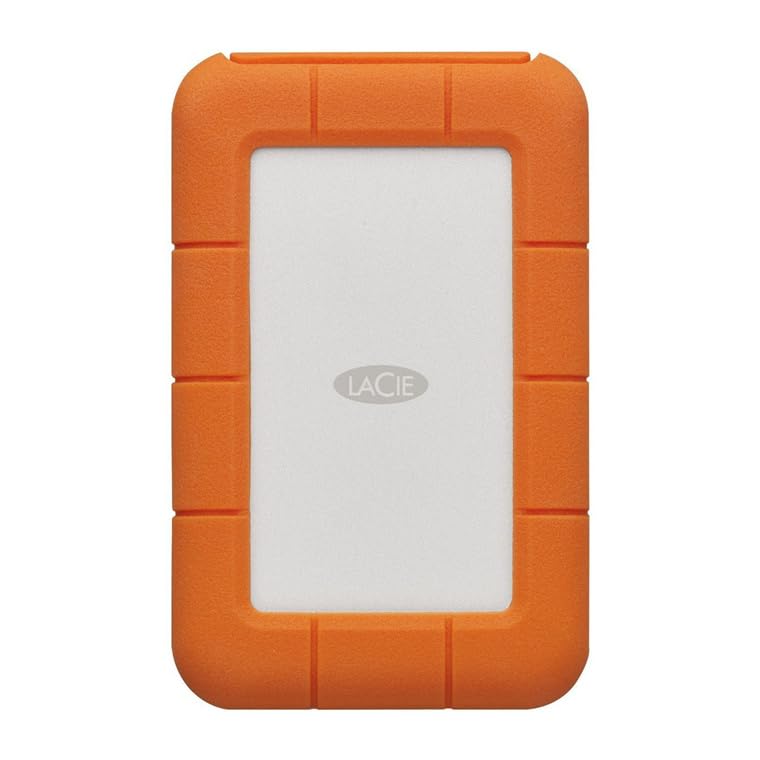 LaCie Rugged USB-C Festplatte 5TB robust orange