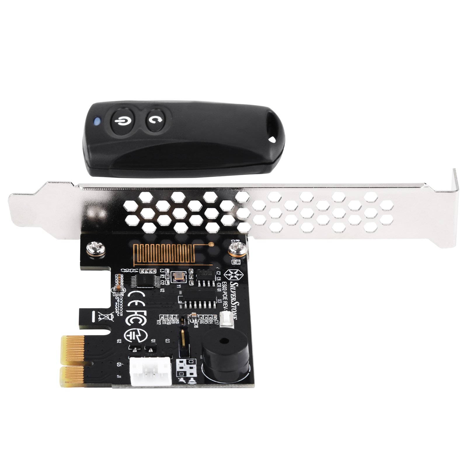 SilverStone SST-ES02-PCIe Funk-Fernbedienung PC Power Reset