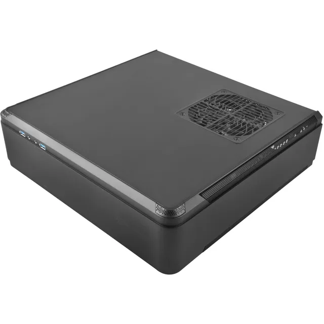 SilverStone Fortress FTZ01B-E Mini-ITX Gehäuse schwarz Aluminium