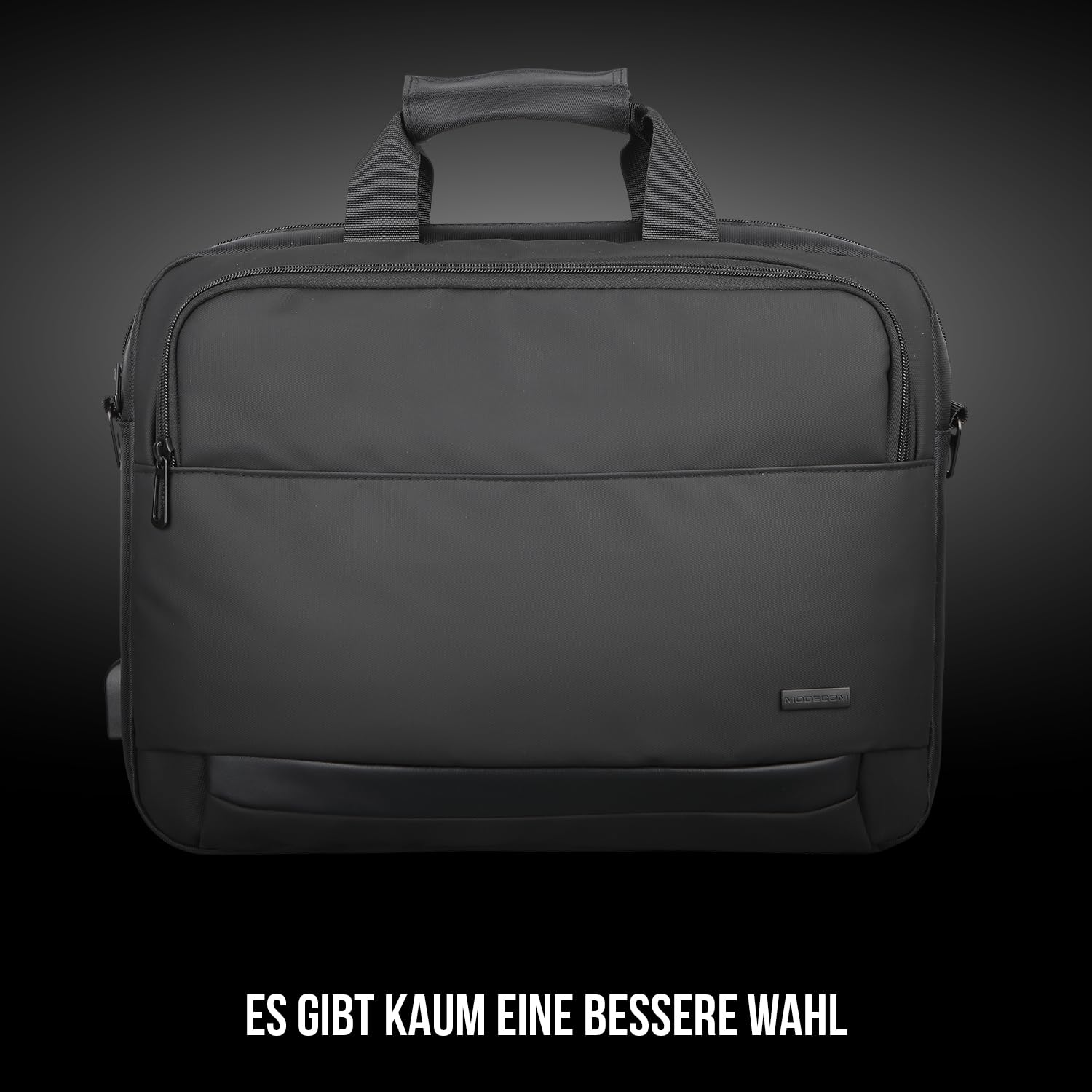 Modecom Porto Laptoptasche 15,6 Zoll Schwarz Slim