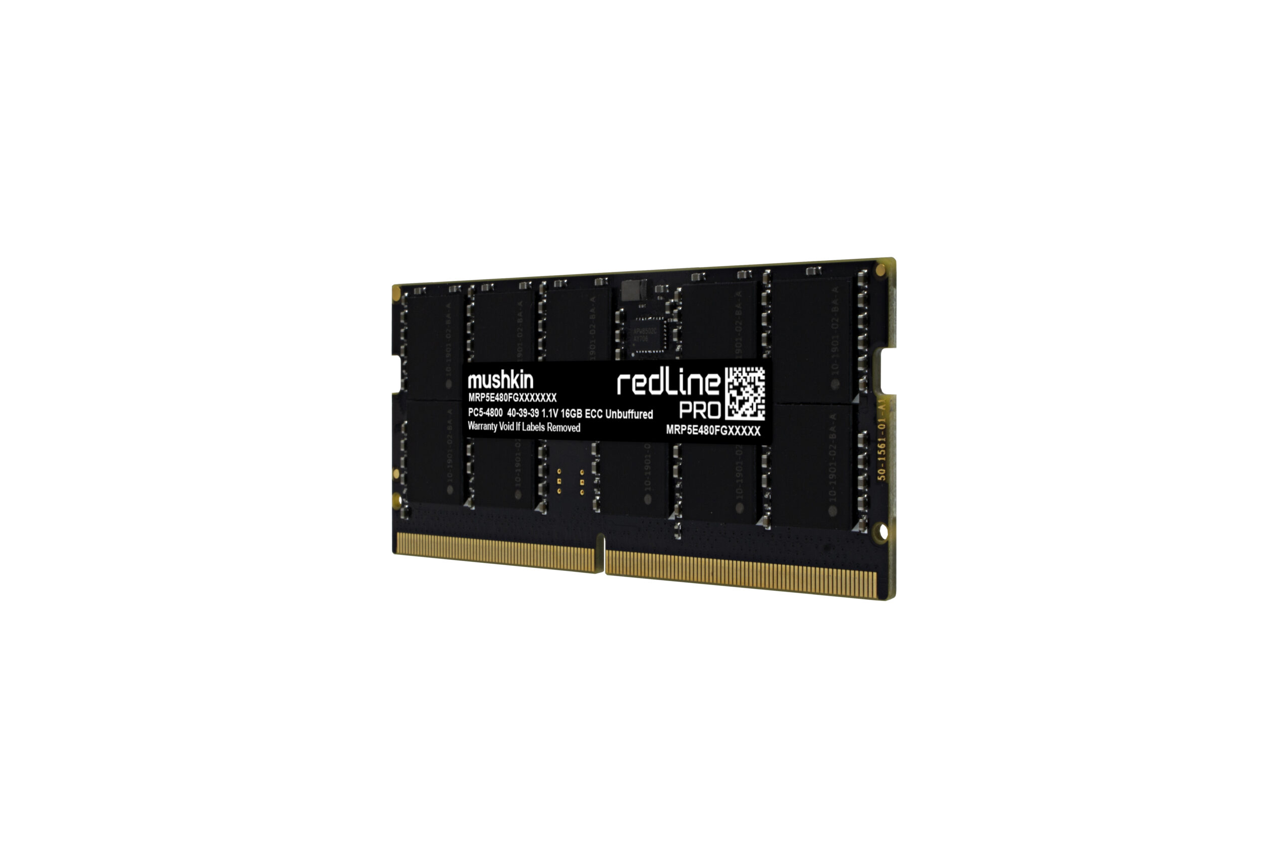 Mushkin Redline Pro 32GB DDR5 Notebook RAM ECC SODIMM 4800