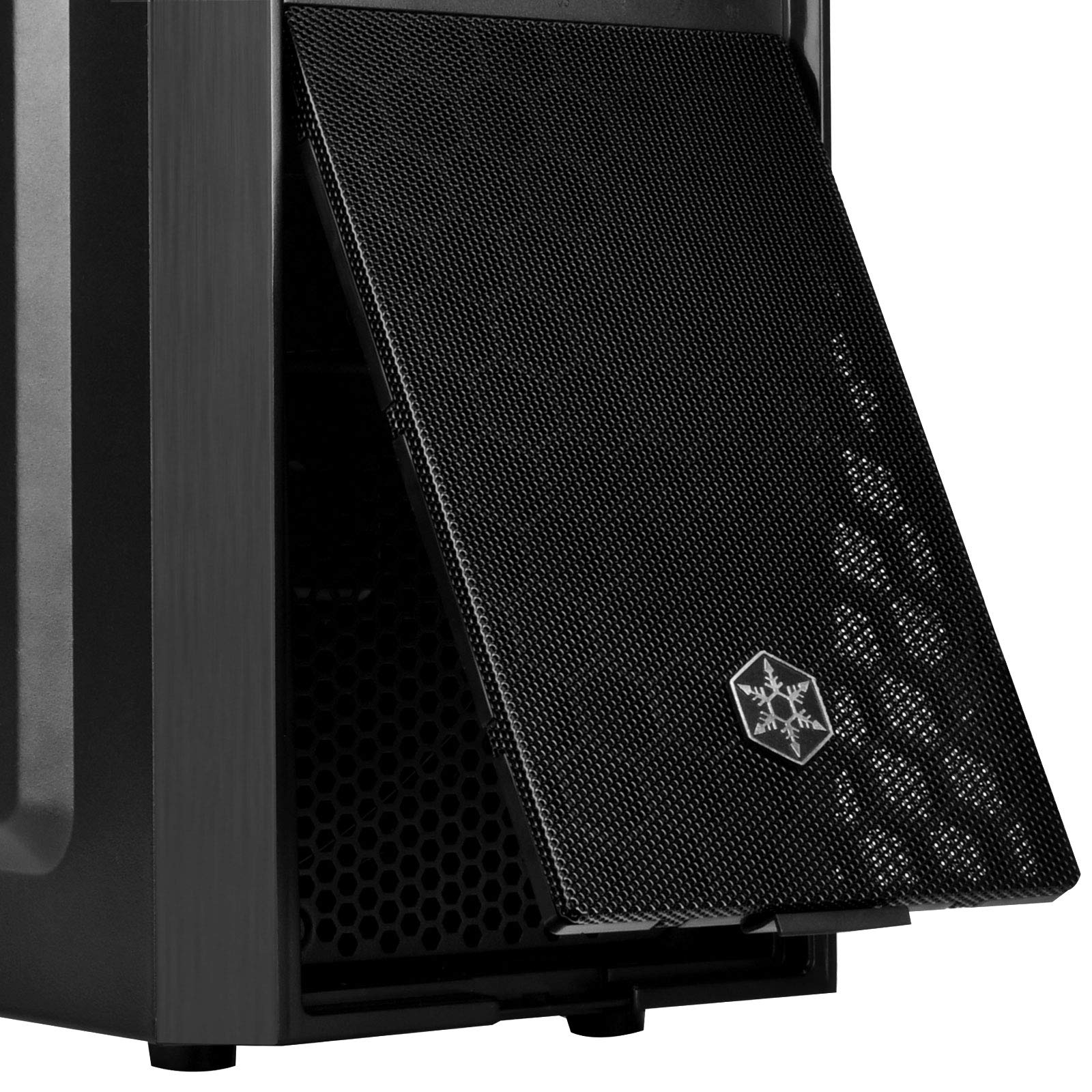 SilverStone Precision PS16B Mini-Tower Gehäuse Micro-ATX schwarz