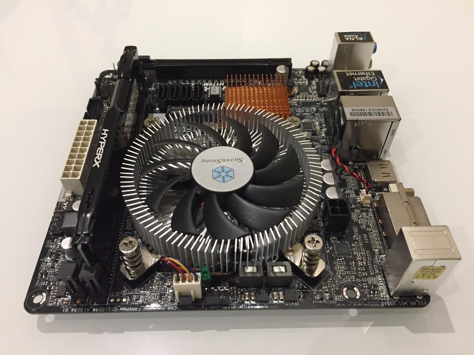 SilverStone Nitrogon NT07-115X CPU-Kühler Low-Profile 80mm