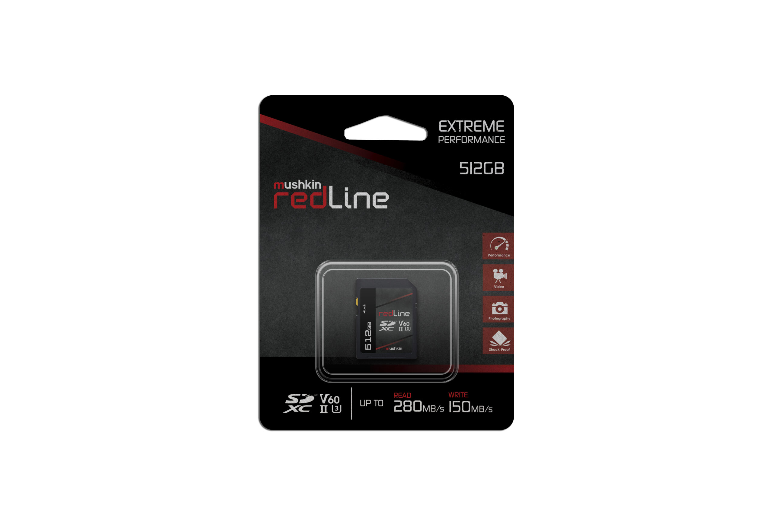 Mushkin Redline V60 MKNV60RL512GB Speicherkarte 512GB UHS-II