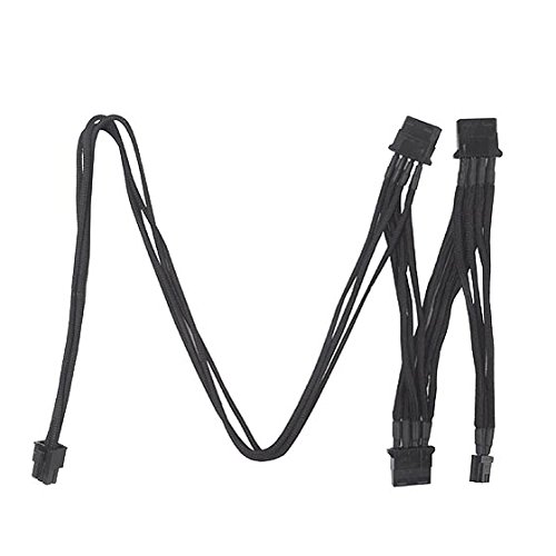 SilverStone PP06B Netzteilkabel Peripheral 100cm schwarz